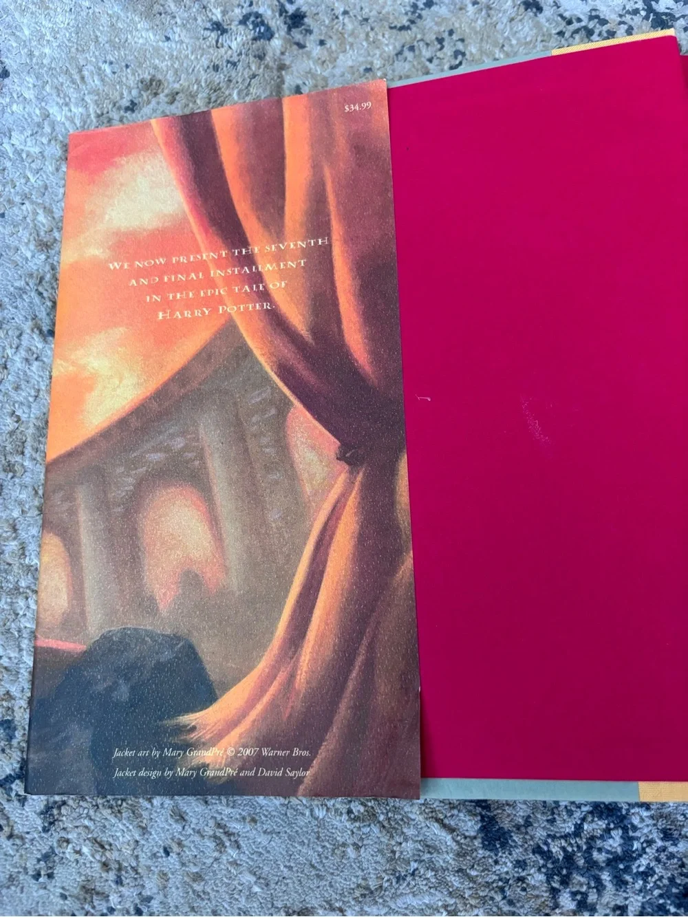 Harry Potter and the Deathly Hallows first edition